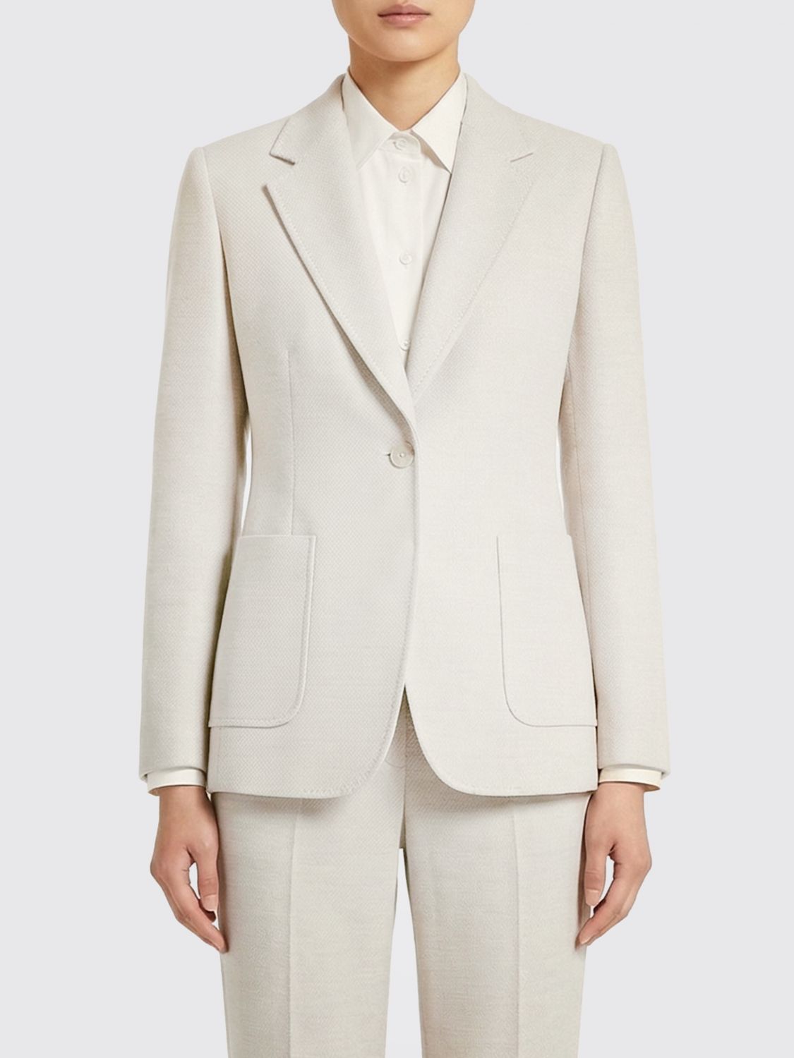 Max Mara Jacket Woman Yellow Cream MAX MARA