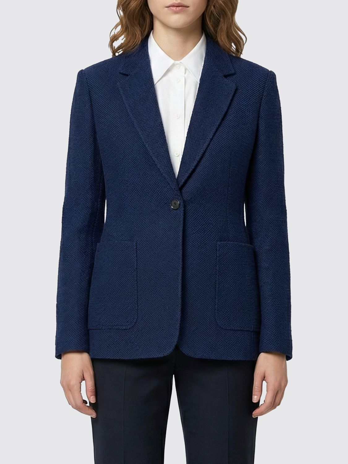 Max Mara Jacket Woman Blue 1 MAX MARA