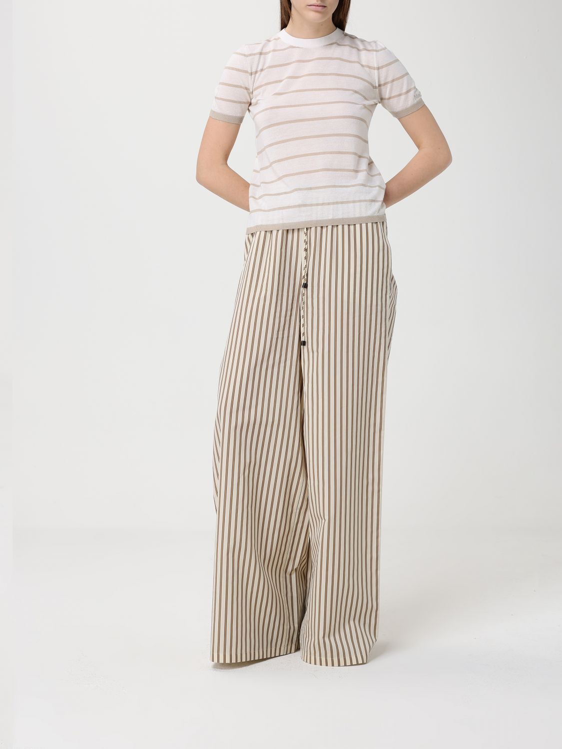 Max Mara T-Shirt Woman Beige MAX MARA