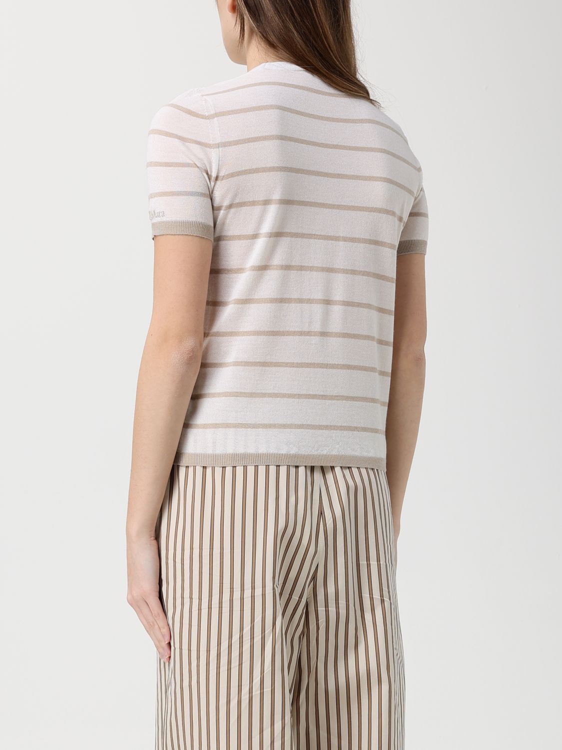 Max Mara T-Shirt Woman Beige MAX MARA
