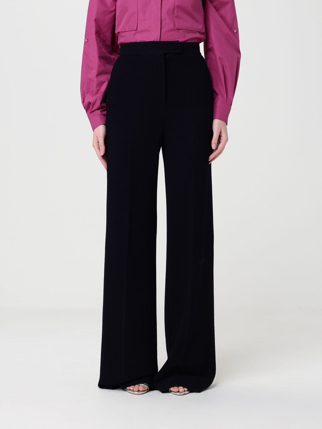 Max Mara Pants Woman Blue MAX MARA