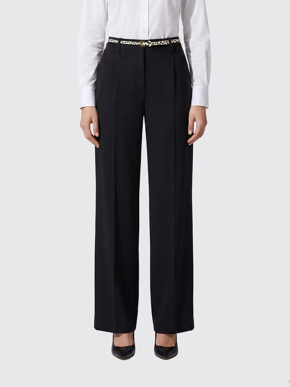 Max Mara Studio Pants Woman Black MAX MARA STUDIO