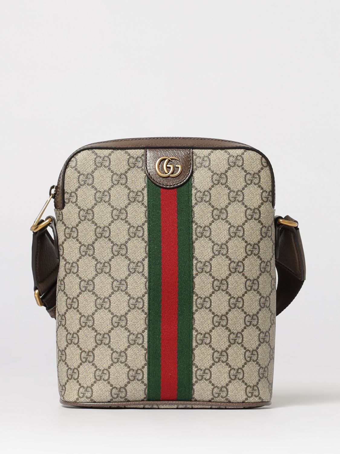 Gucci Shoulder Bag Men Beige GUCCI