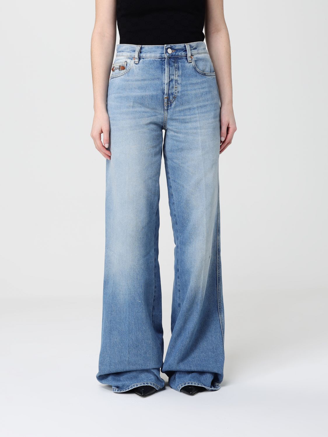 Gucci Jeans Woman Blue GUCCI