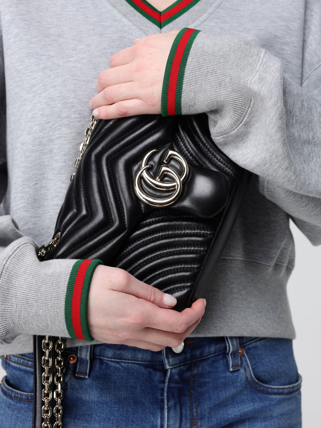 Gucci Shoulder Bag Woman Black GUCCI