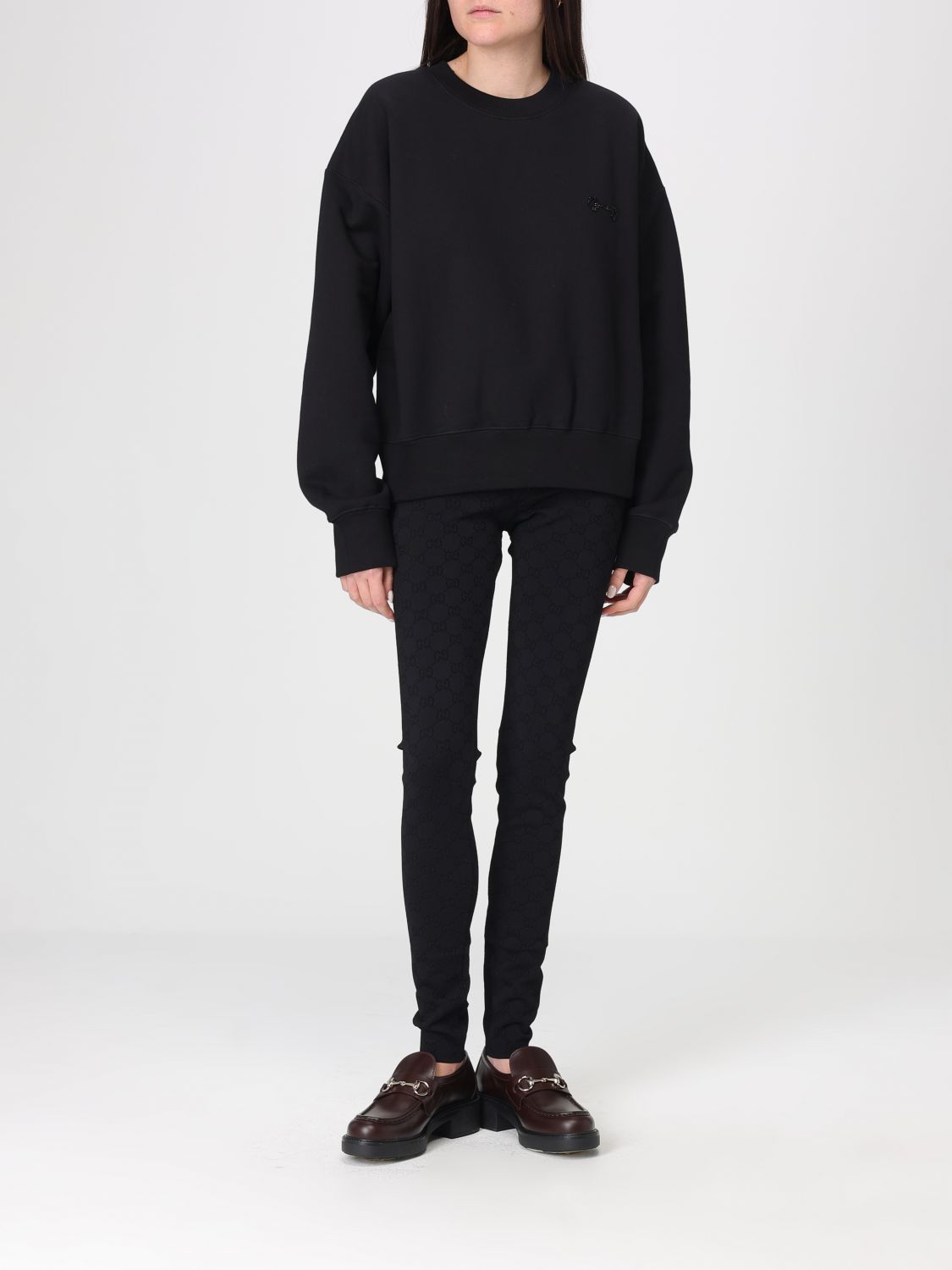 Gucci Sweatshirt Woman Black GUCCI
