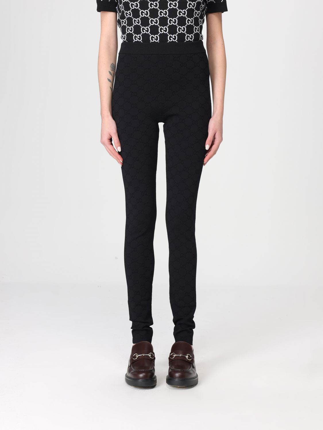 Gucci Pants Woman Black GUCCI