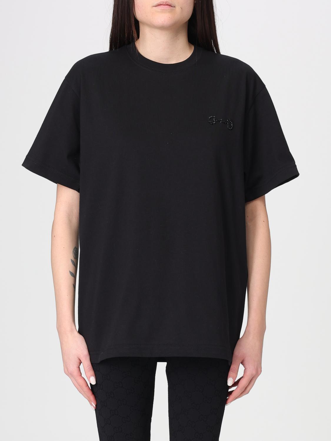 Gucci T-Shirt Woman Black GUCCI