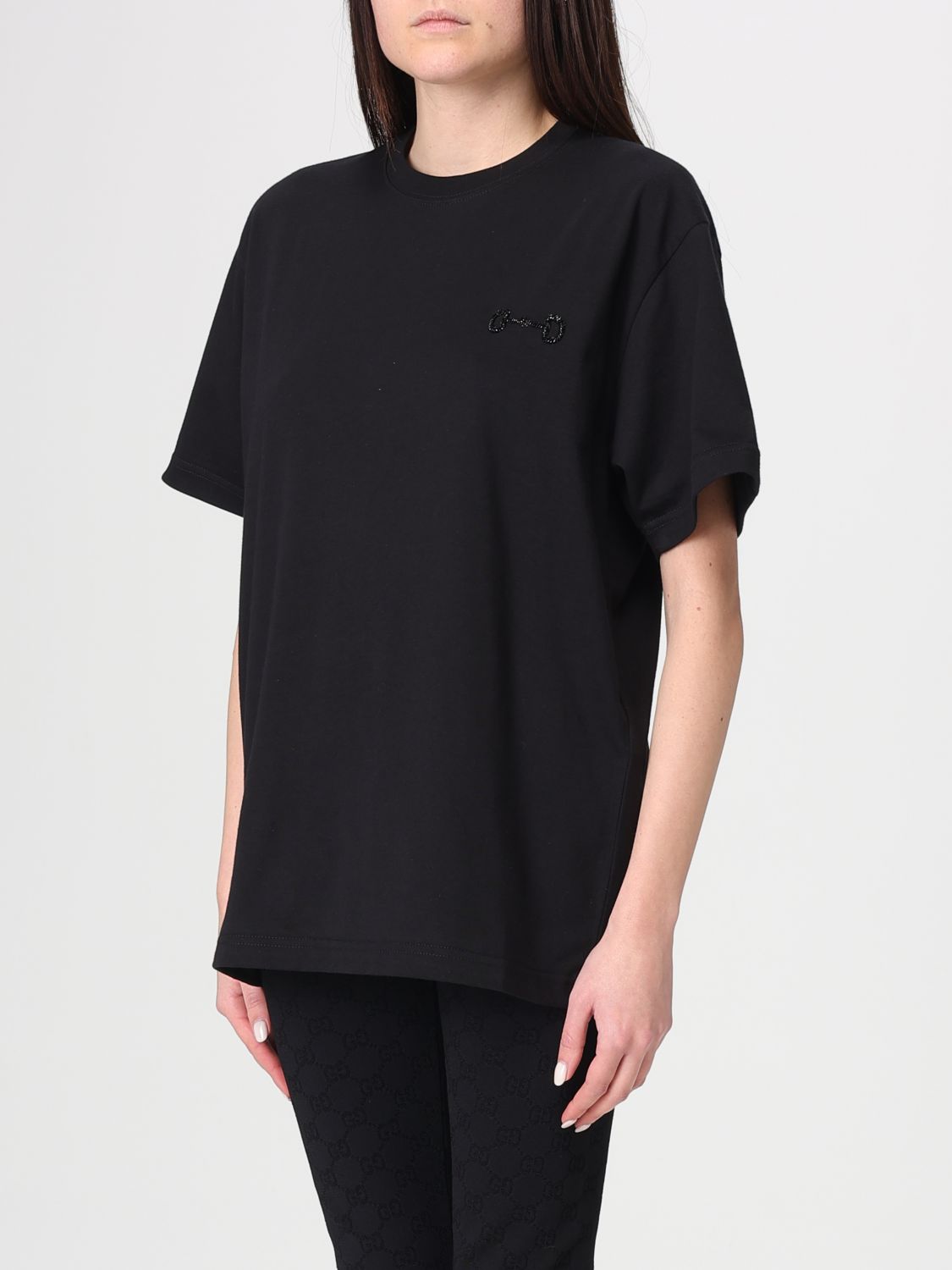 Gucci T-Shirt Woman Black GUCCI