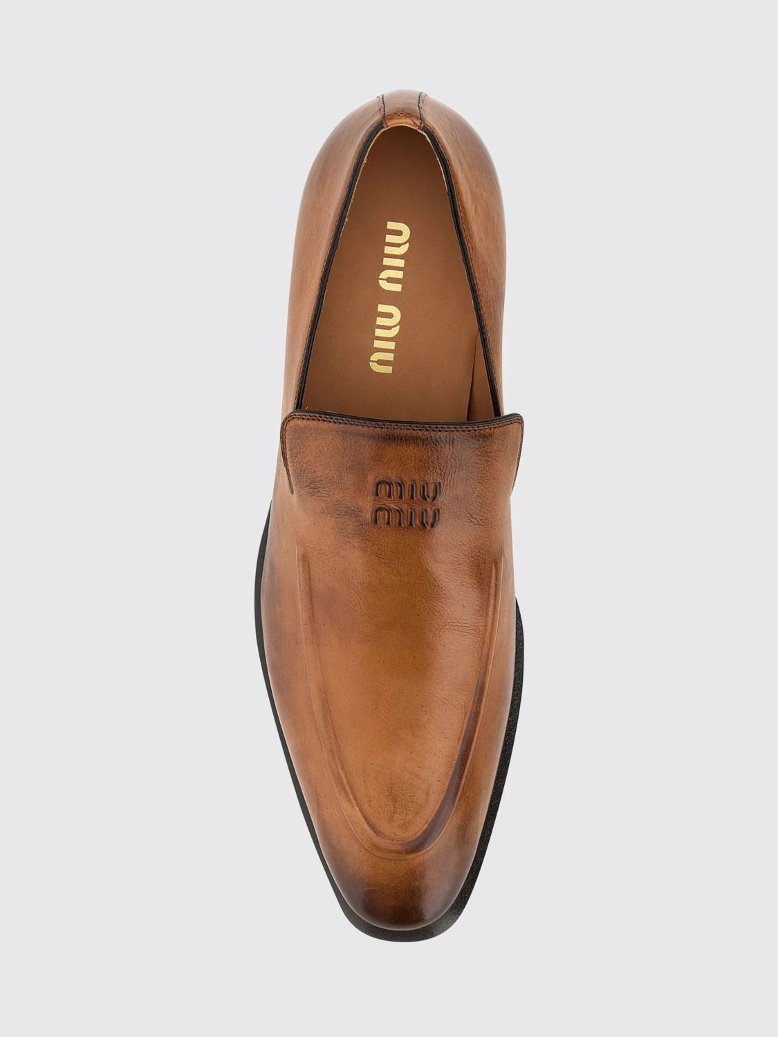 Miu Miu Loafer Woman Brown MIU MIU
