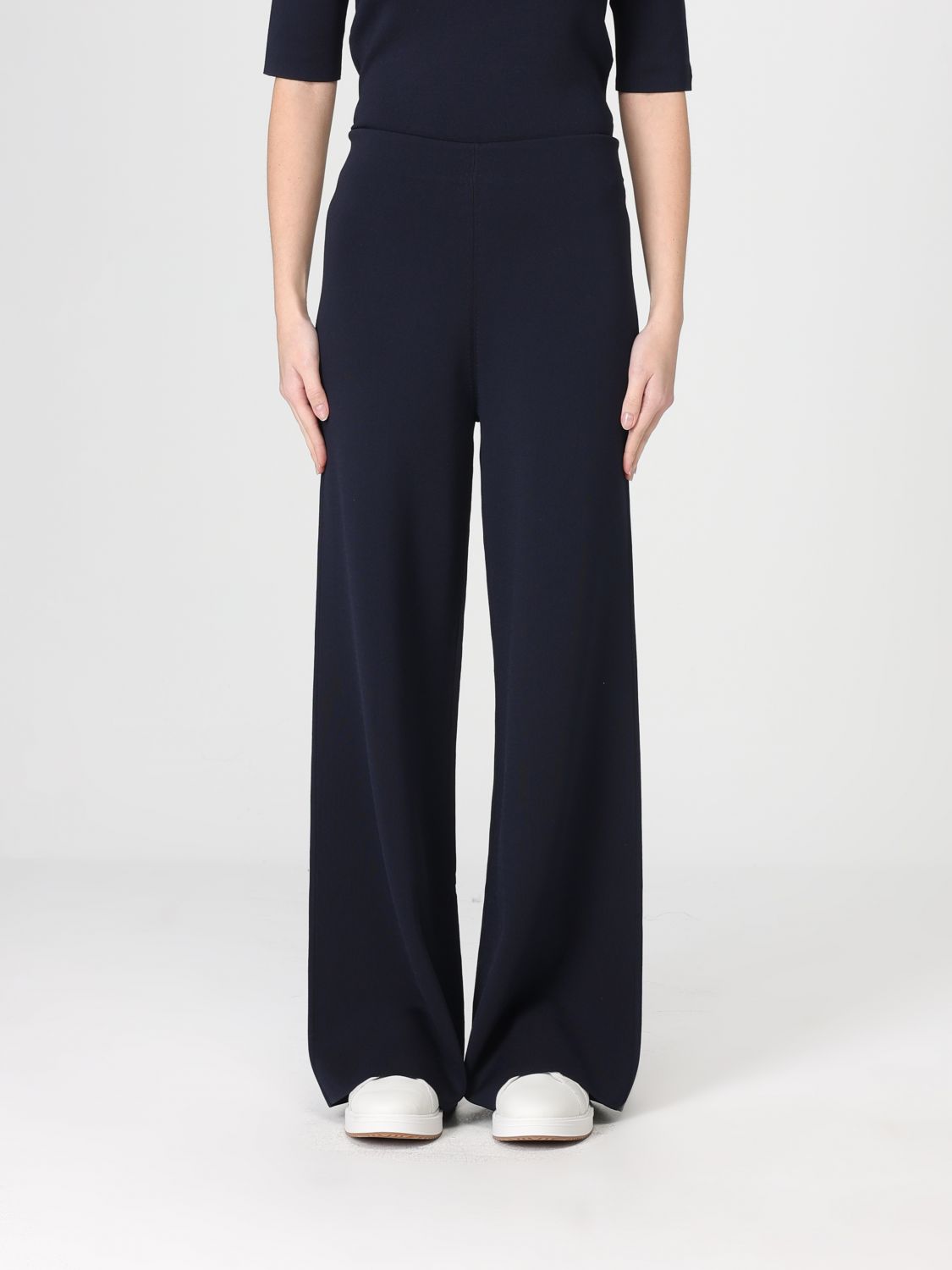 Max Mara Pants Woman Blue MAX MARA