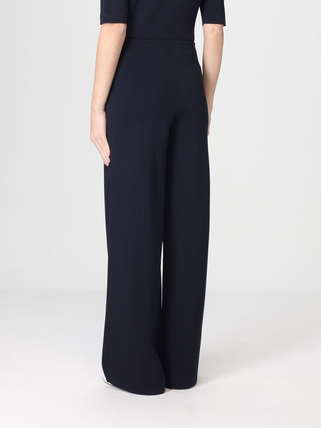 Max Mara Pants Woman Blue MAX MARA