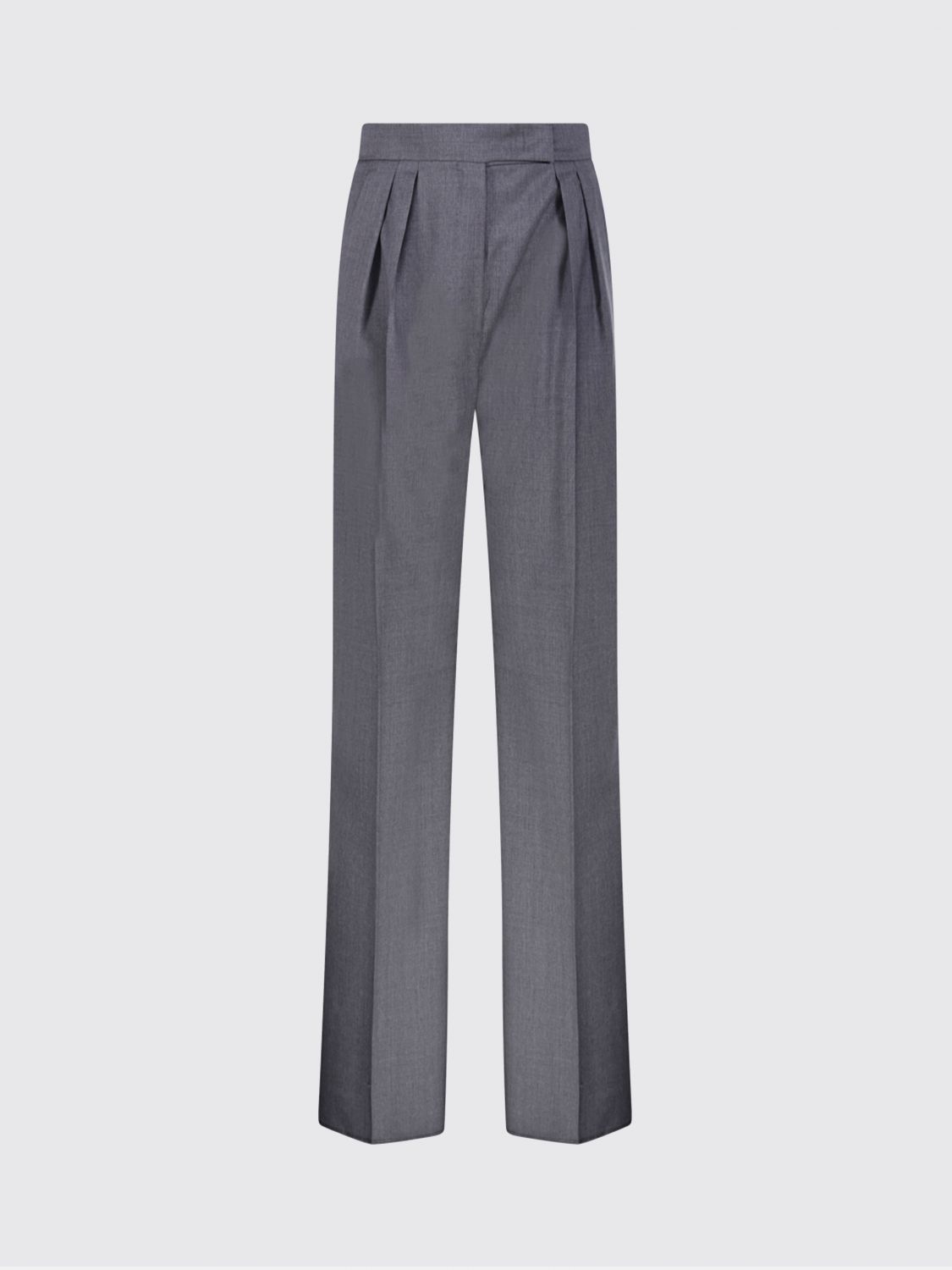 Max Mara Pants Woman Grey MAX MARA