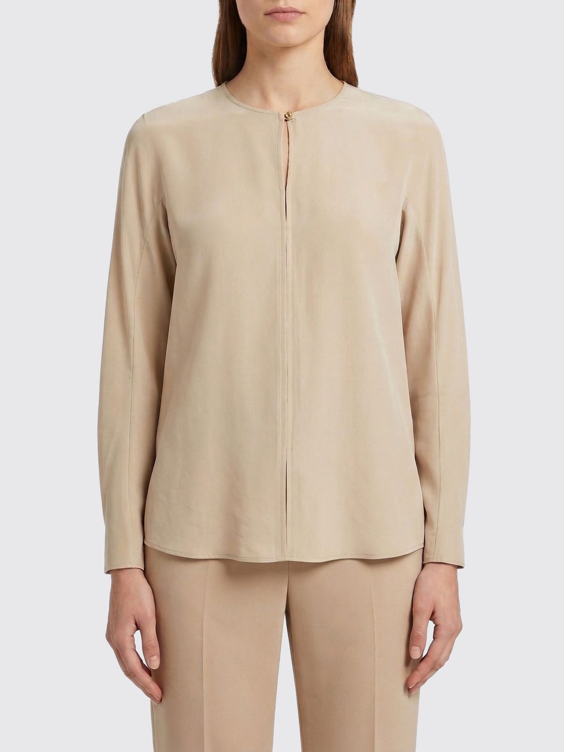 Max Mara Top Woman Beige MAX MARA