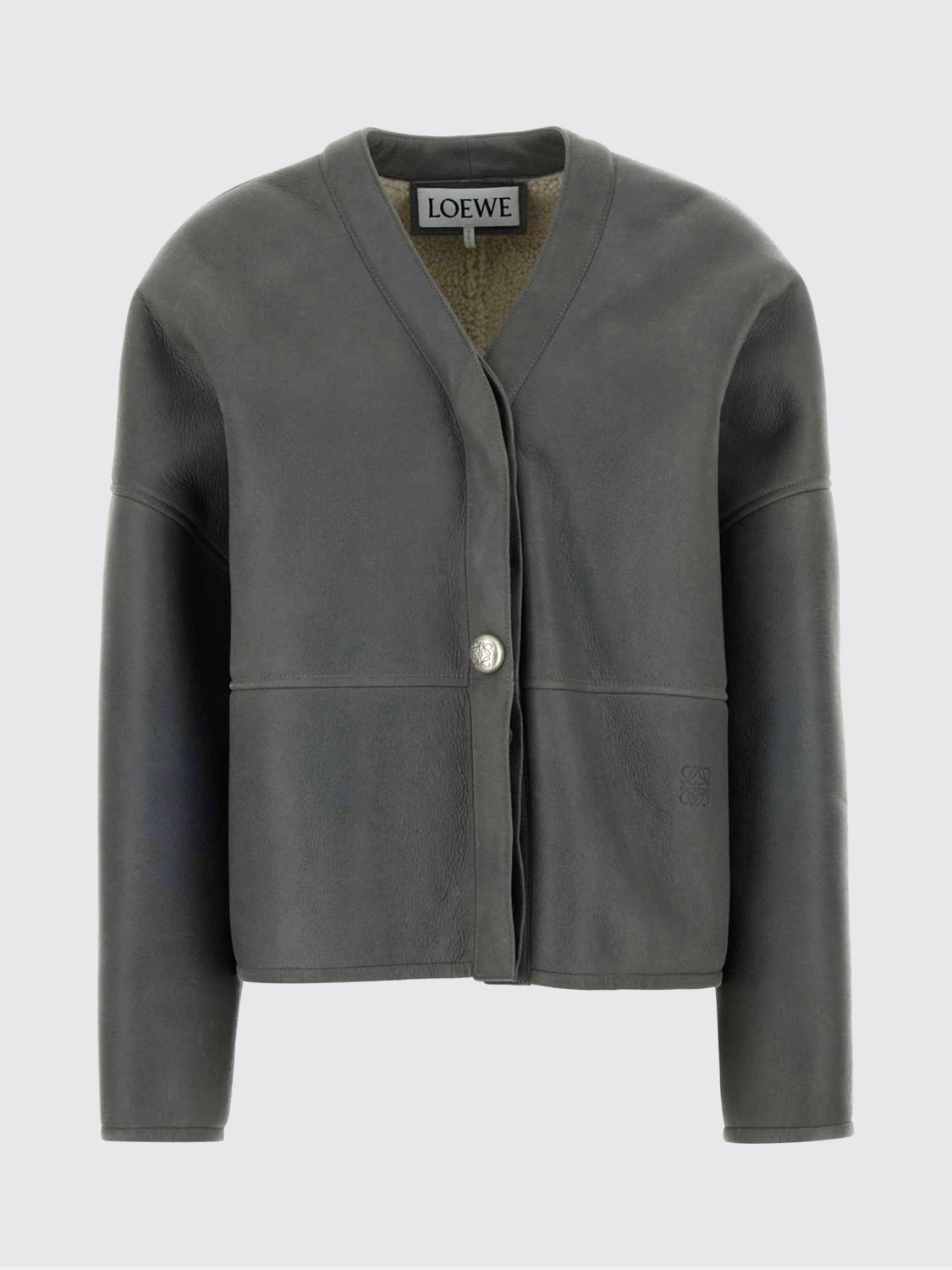 Loewe Jacket Woman Grey LOEWE