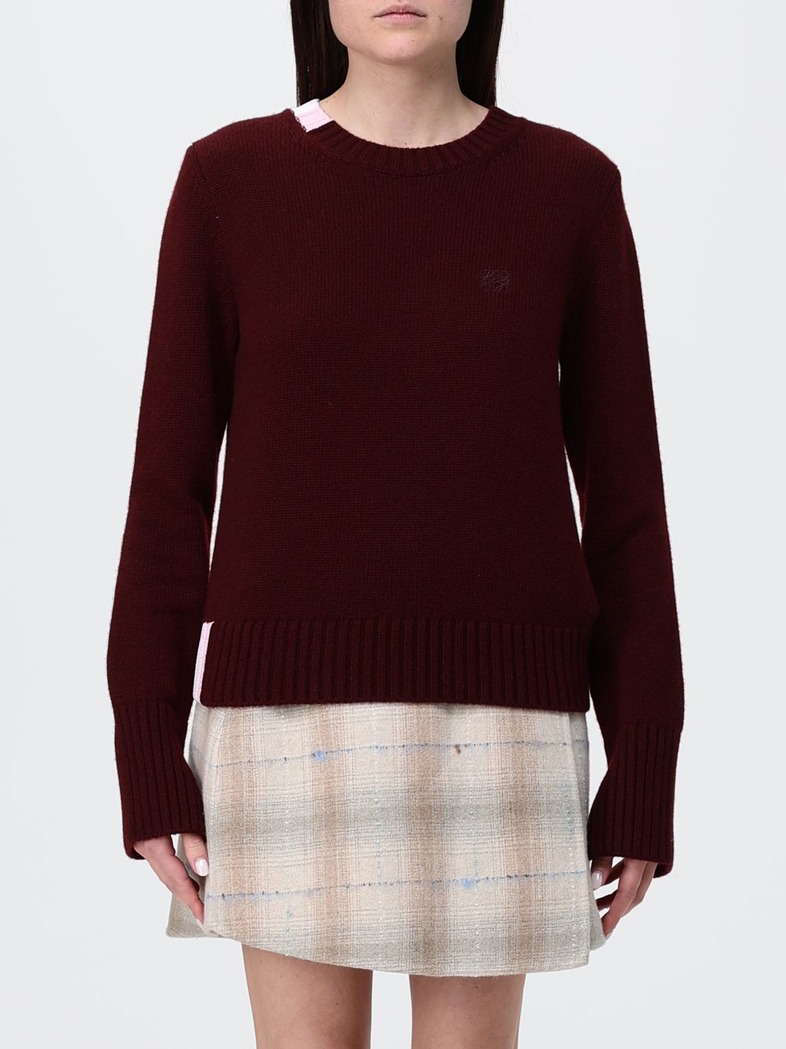 Loewe Sweater Woman Burgundy LOEWE