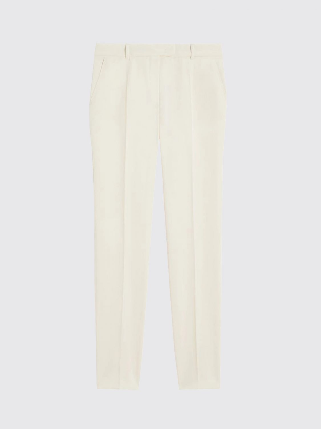 Max Mara Studio Pants Woman Yellow Cream MAX MARA STUDIO