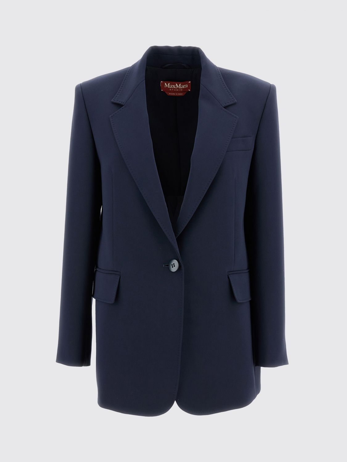 Max Mara Studio Jacket Woman Blue MAX MARA STUDIO