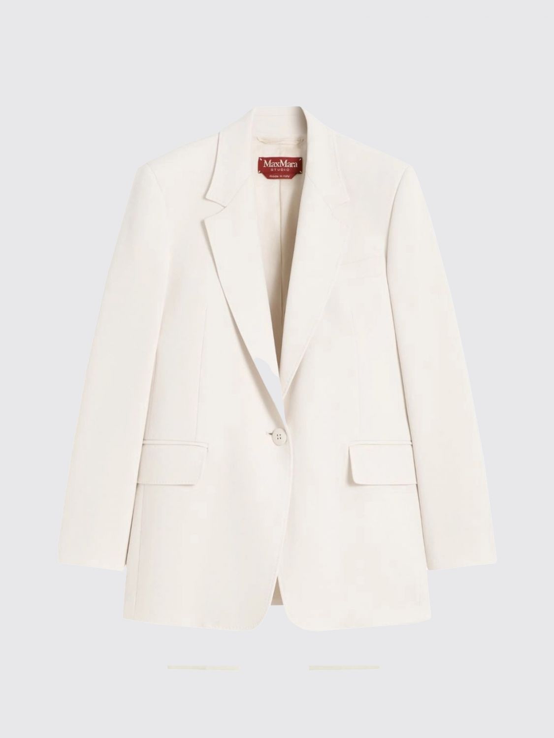 Max Mara Studio Jacket Woman Cream MAX MARA STUDIO