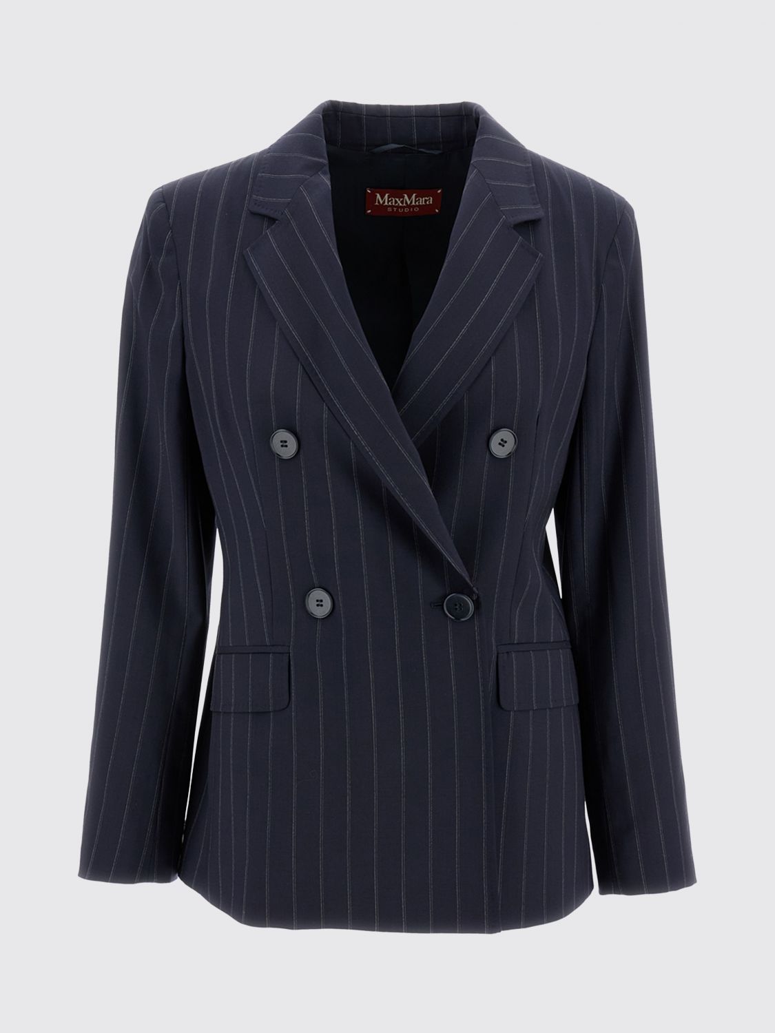 Max Mara Studio Jacket Woman Blue MAX MARA STUDIO