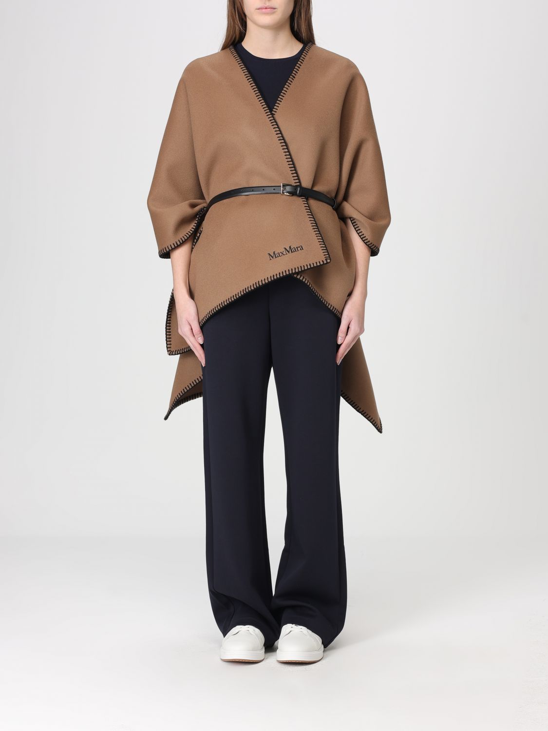 Max Mara Coat Woman Camel