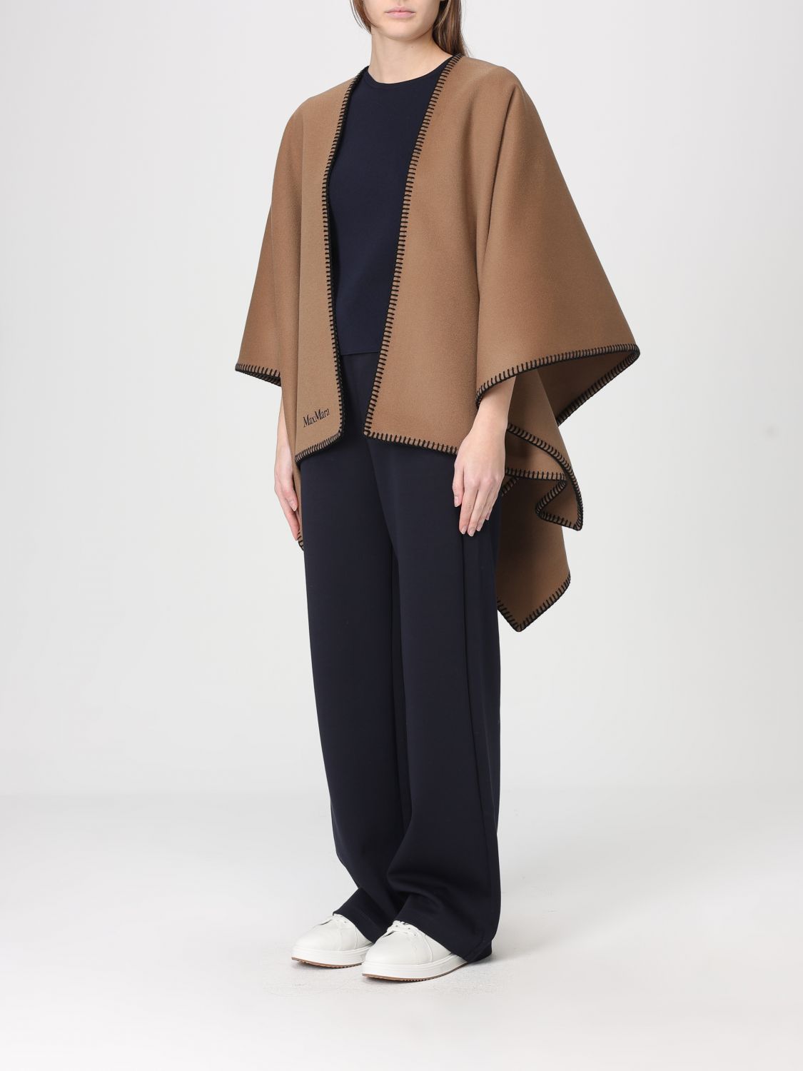 Max Mara Coat Woman Camel