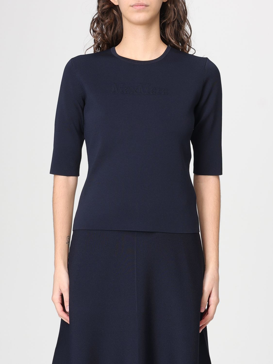 Max Mara T-Shirt Woman Blue MAX MARA
