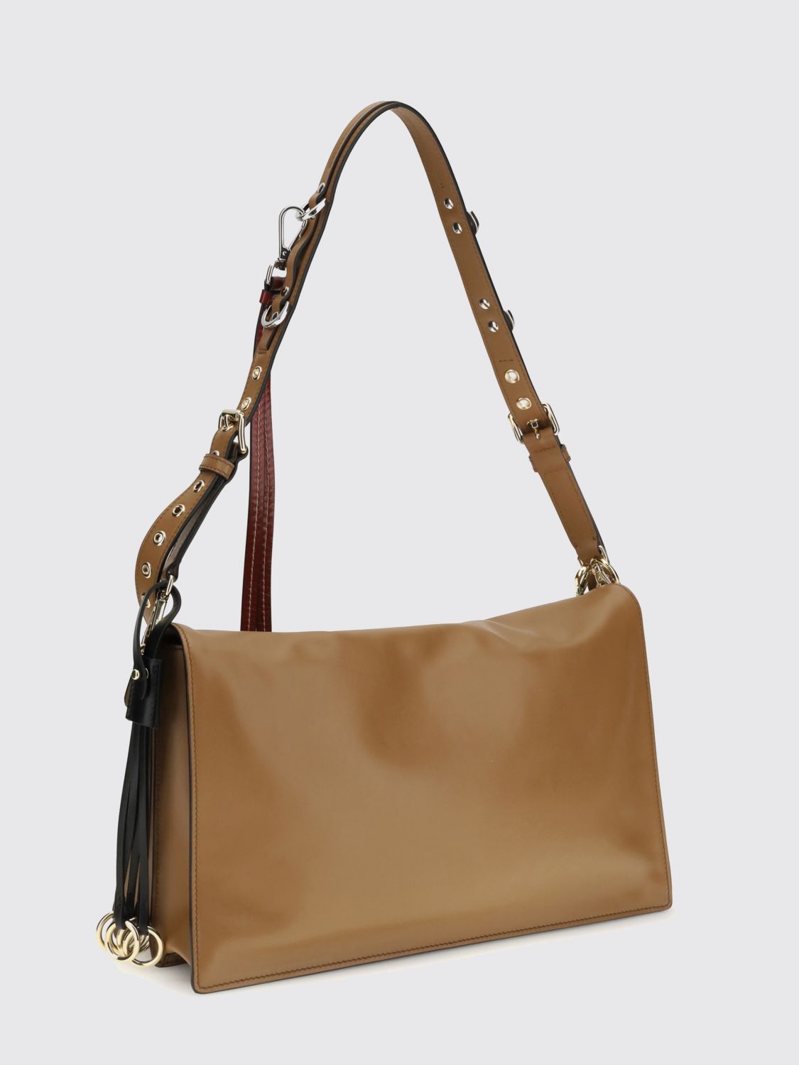 Prada Shoulder Bag Woman Camel