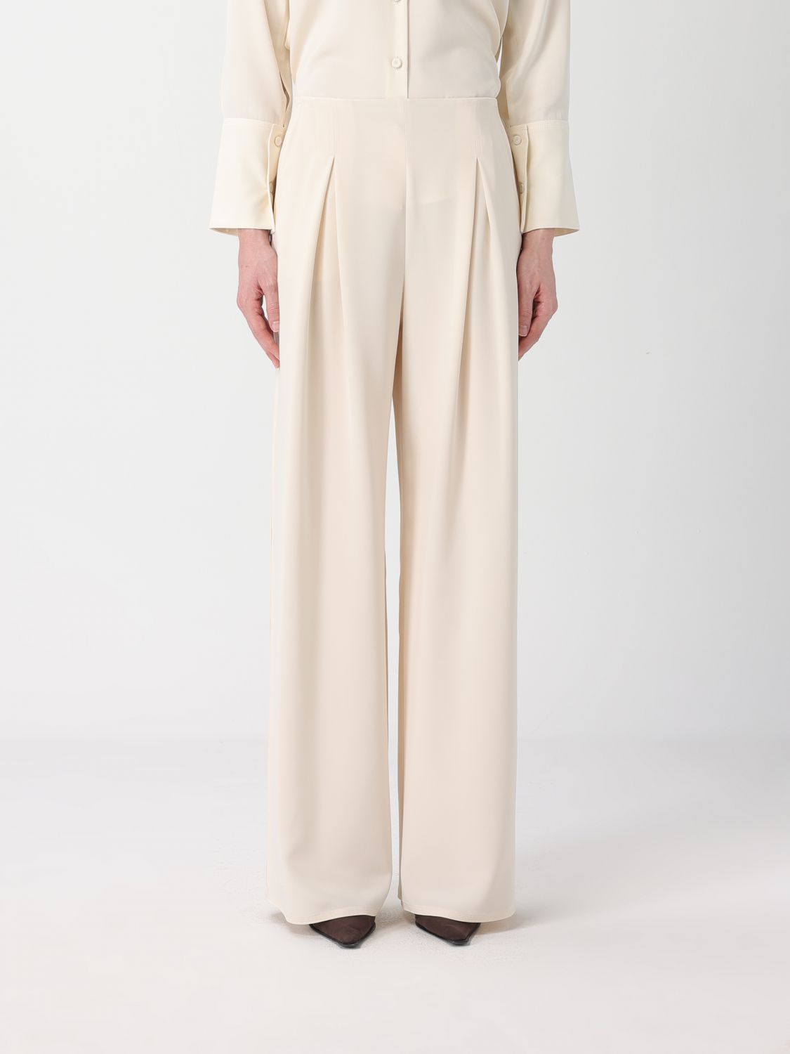 Max Mara Pure Pants Woman White MAX MARA PURE