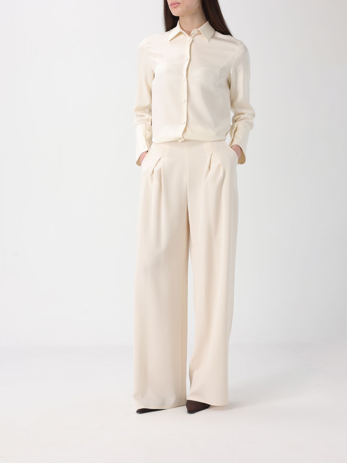 Max Mara Pure Pants Woman White MAX MARA PURE