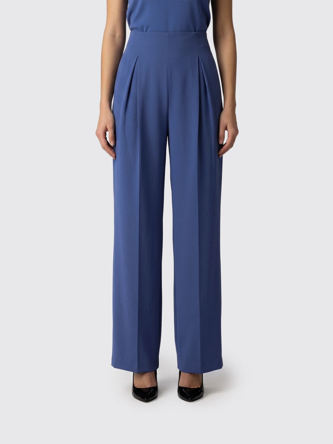 Max Mara Pure Pants Woman Navy MAX MARA PURE