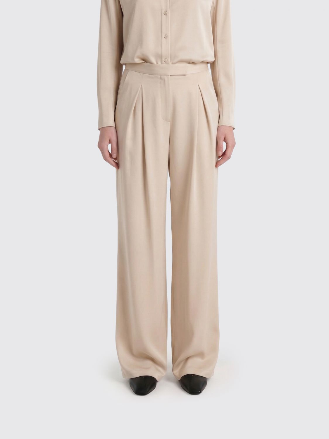 Max Mara Pants Woman Sand MAX MARA