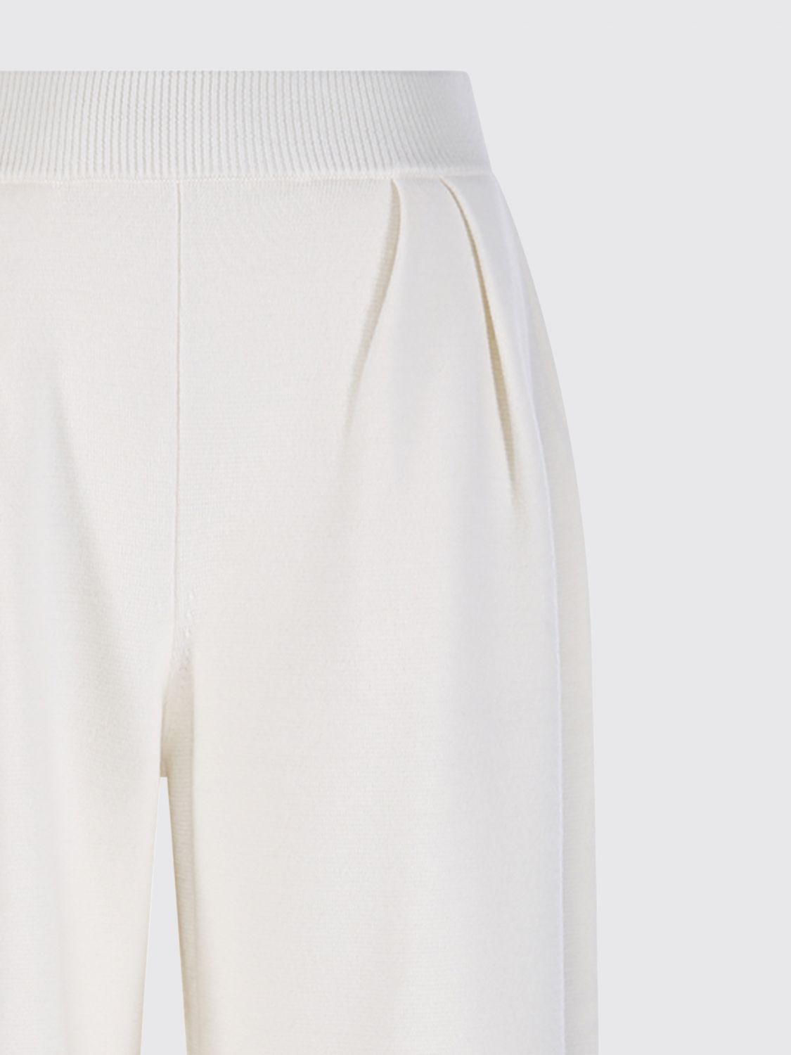 Max Mara Pants Woman White MAX MARA