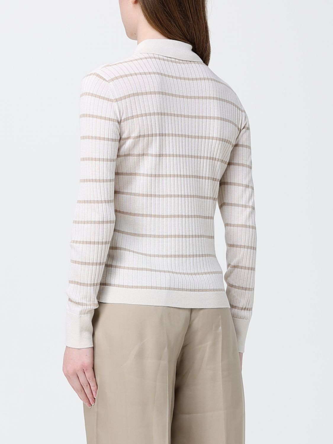 Max Mara Polo Shirt Woman Beige MAX MARA