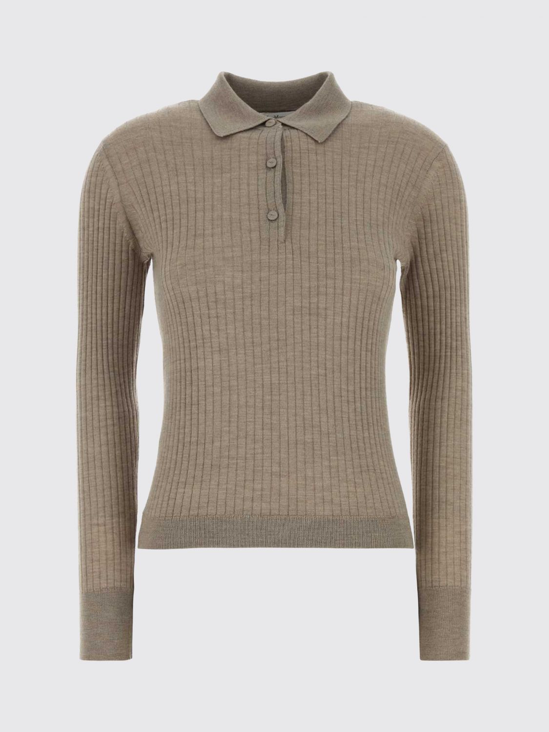 Max Mara Polo Shirt Woman Brown MAX MARA