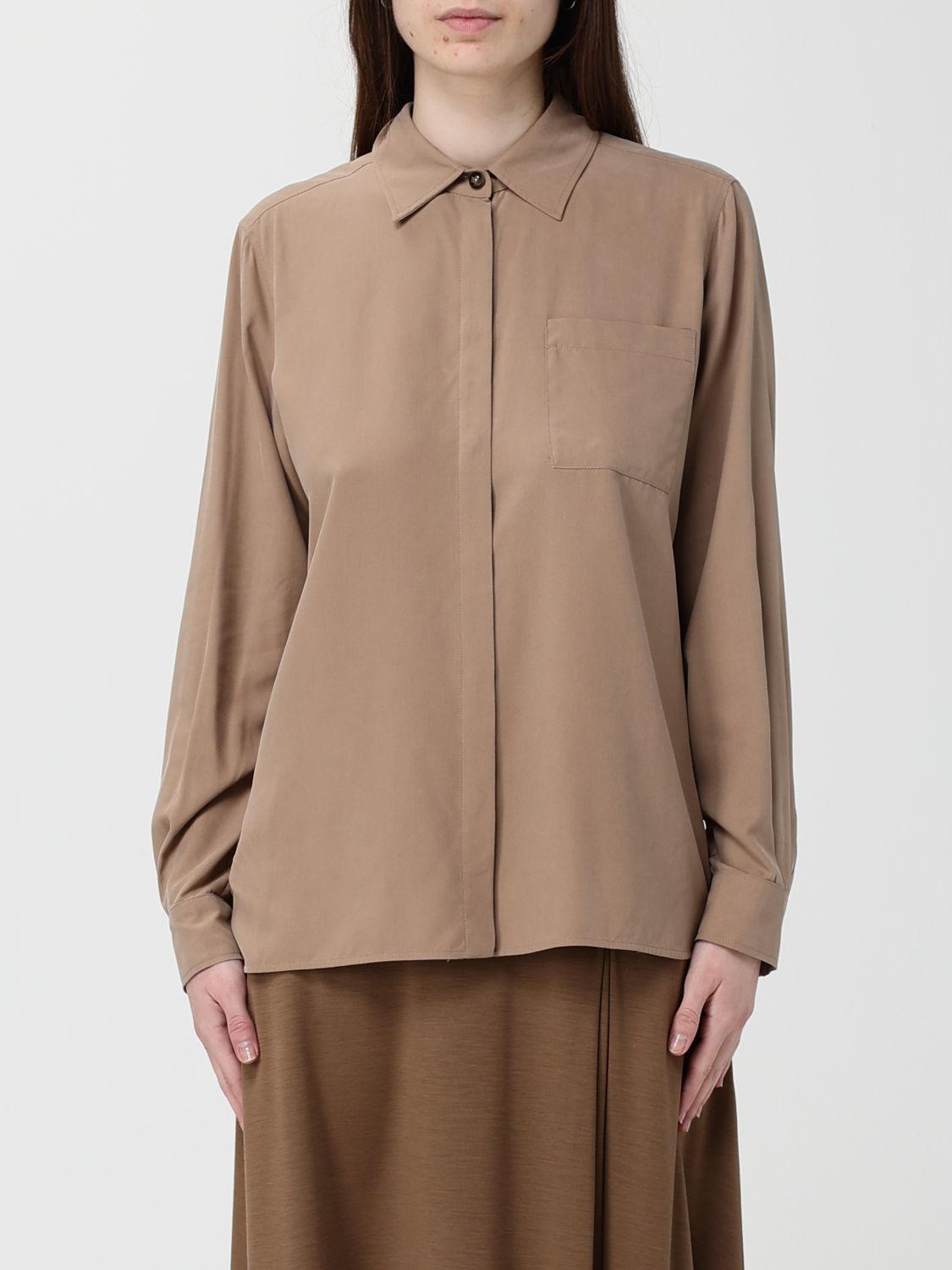 Max Mara Shirt Woman Tobacco MAX MARA