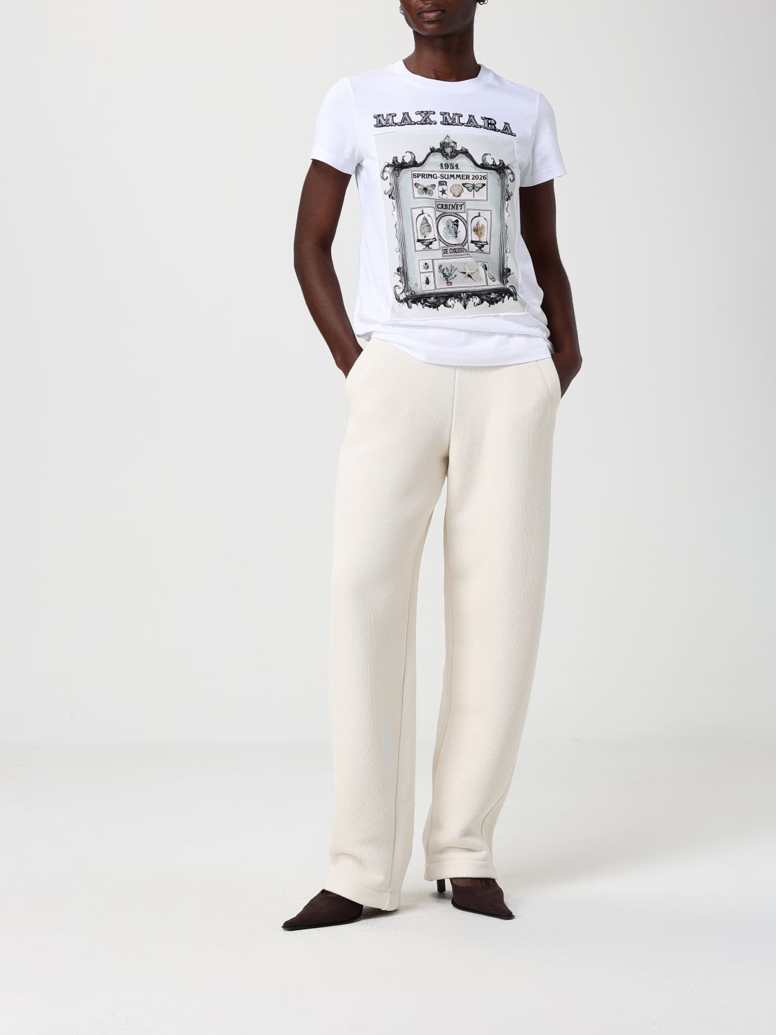 Max Mara Pants Woman White MAX MARA