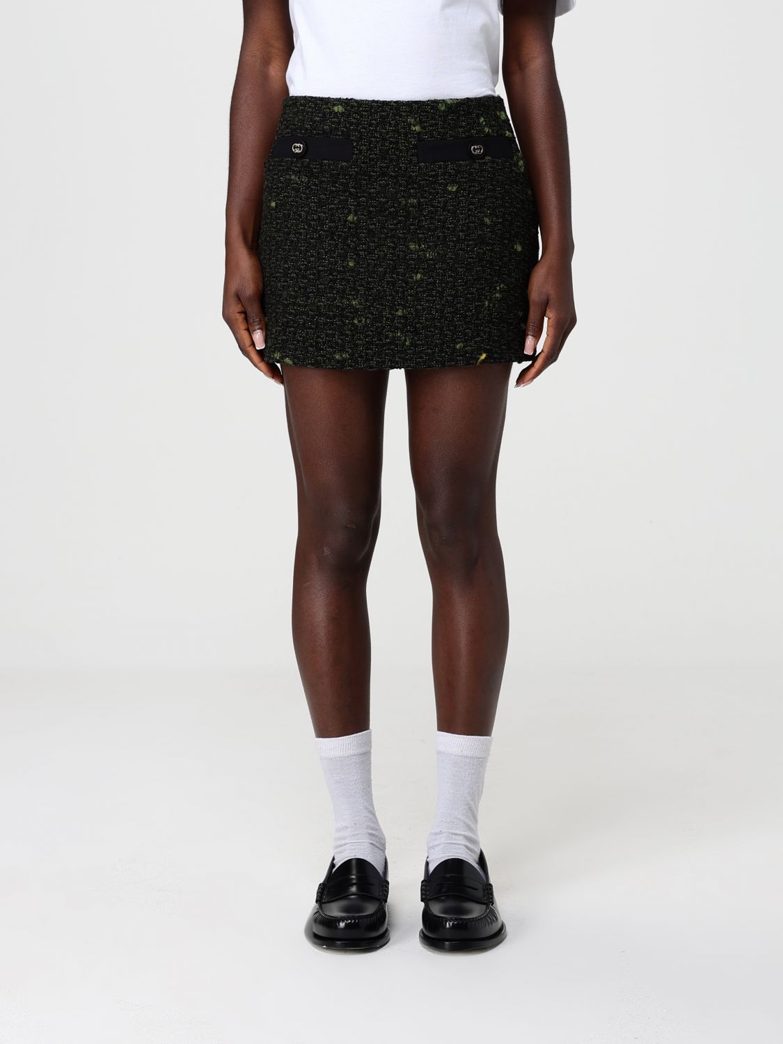 Gucci Skirt Woman Green GUCCI