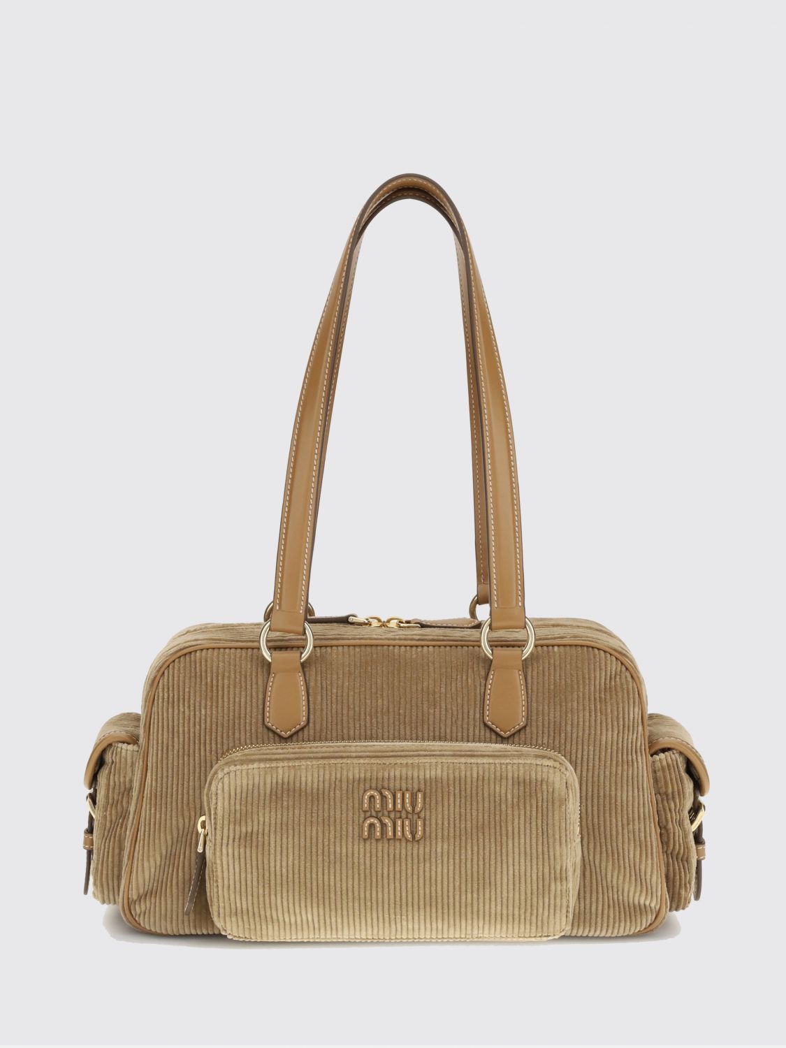 Miu Miu Shoulder Bag Woman Cocoa MIU MIU
