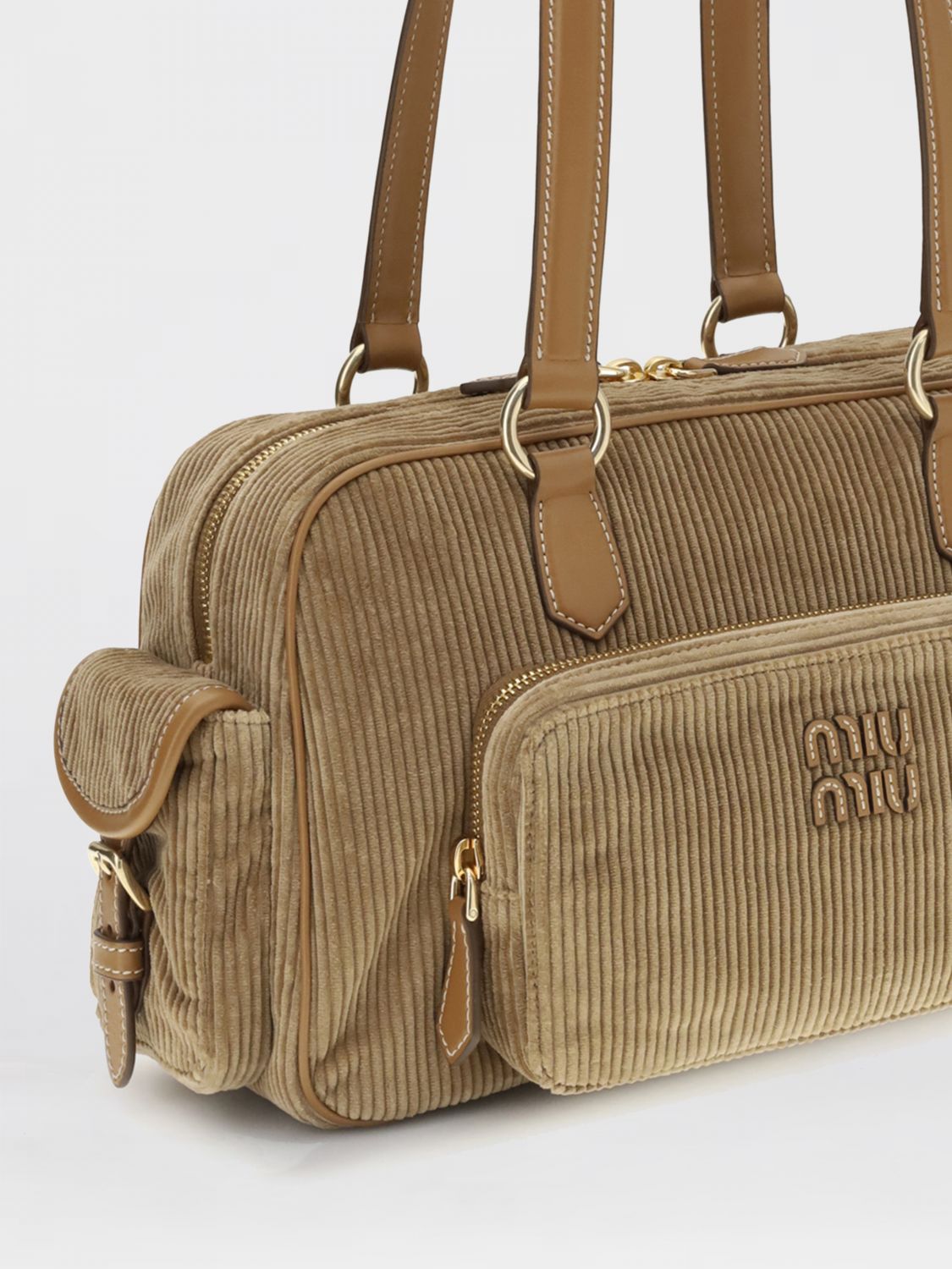 Miu Miu Shoulder Bag Woman Cocoa MIU MIU