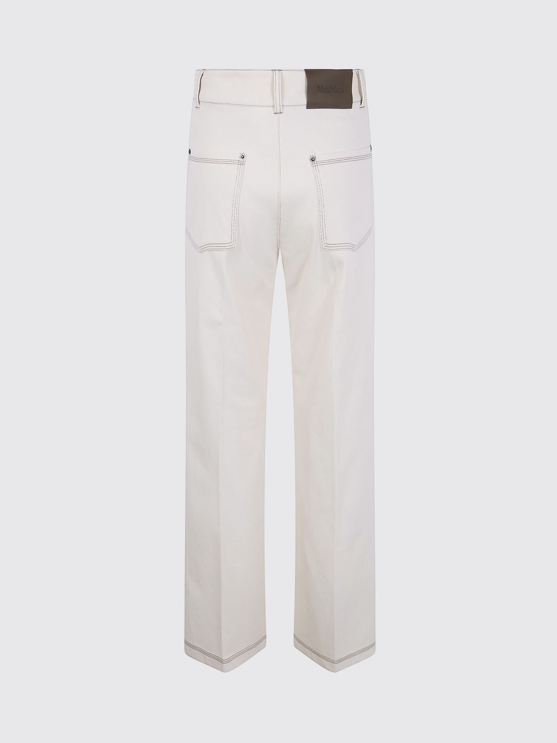 Max Mara Jeans Woman White MAX MARA