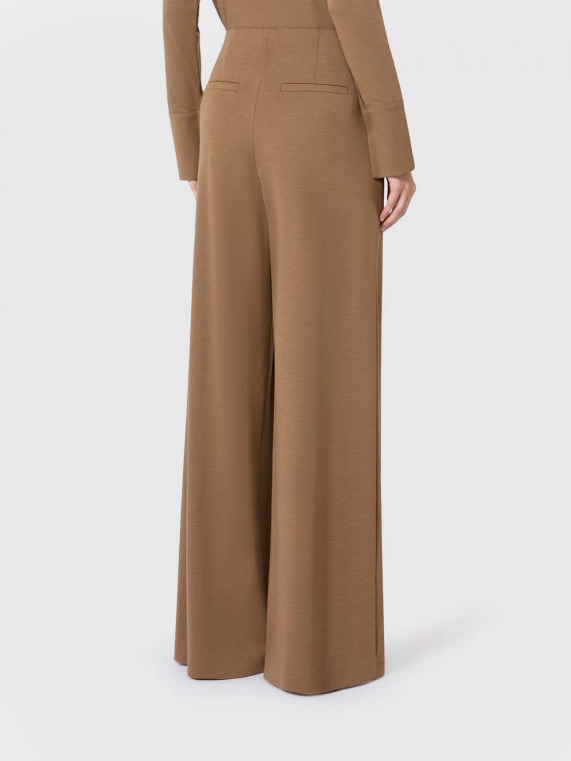 Max Mara Pants Woman Brown MAX MARA