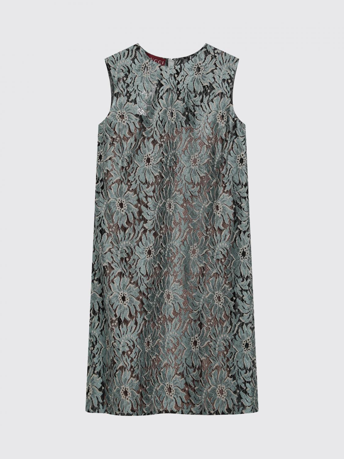 Gucci Dress Woman Green GUCCI