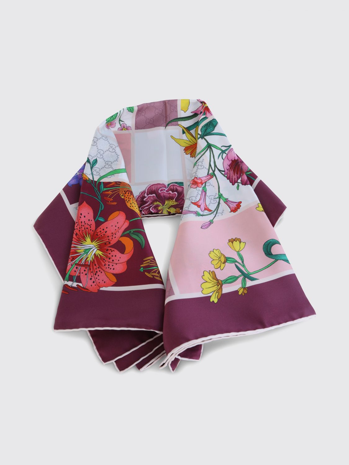 Gucci Neck Scarf Woman Pink GUCCI