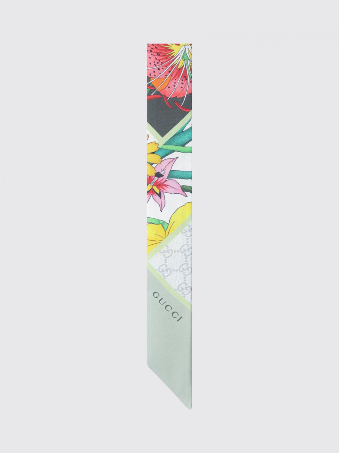 Gucci Neck Scarf Woman Olive GUCCI