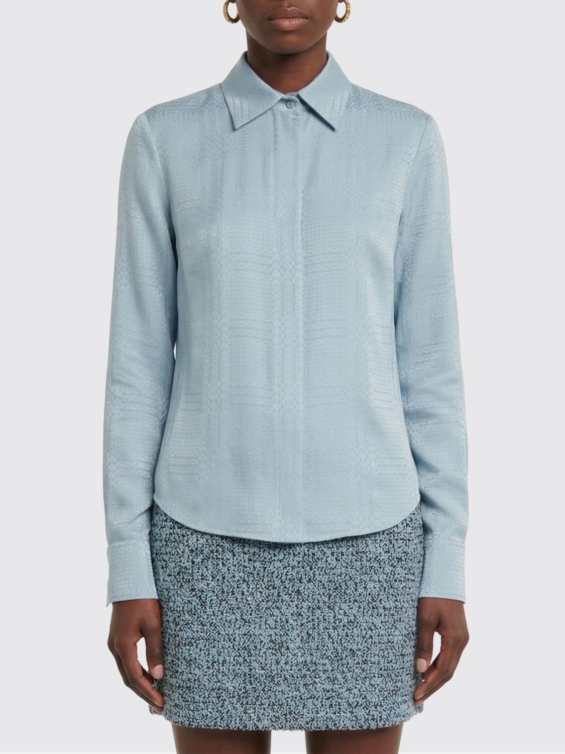 Gucci Shirt Woman Gnawed Blue GUCCI