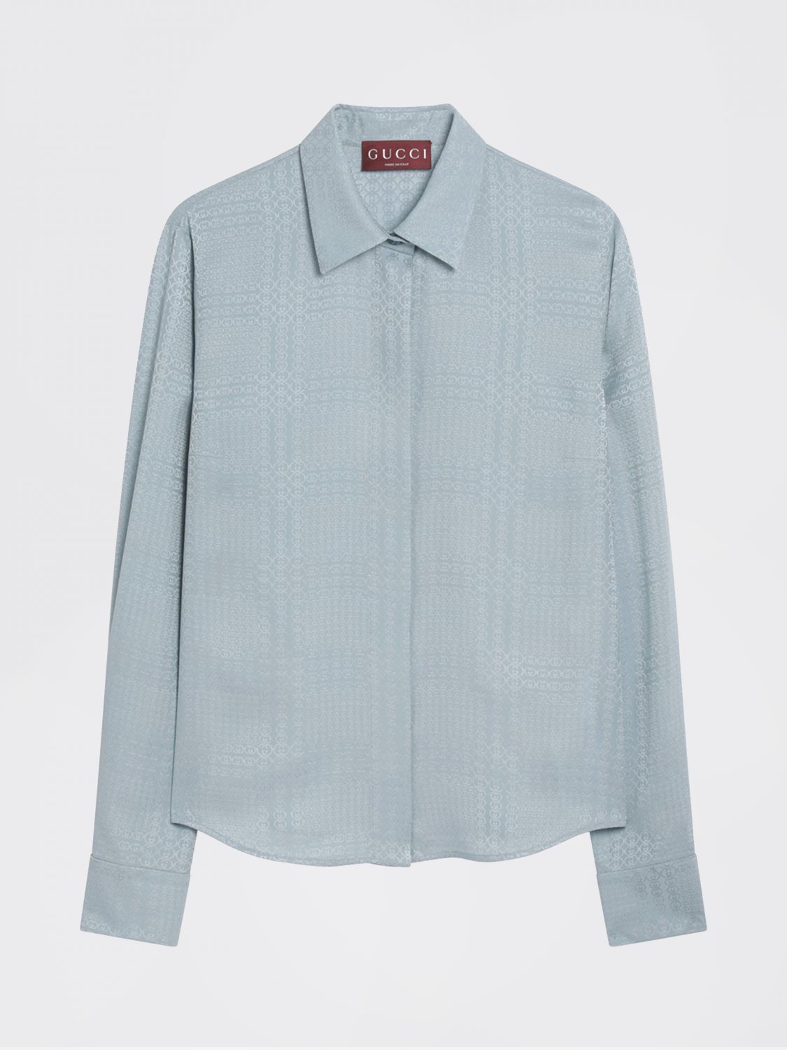 Gucci Shirt Woman Gnawed Blue GUCCI