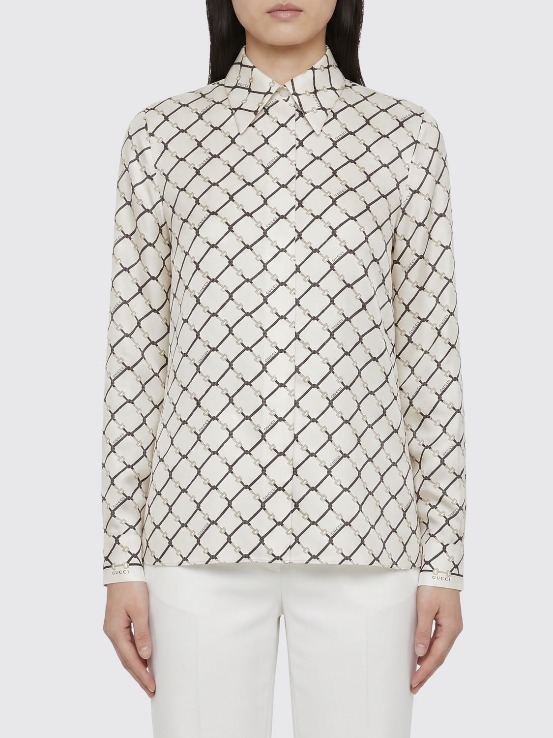 Gucci Shirt Woman White GUCCI