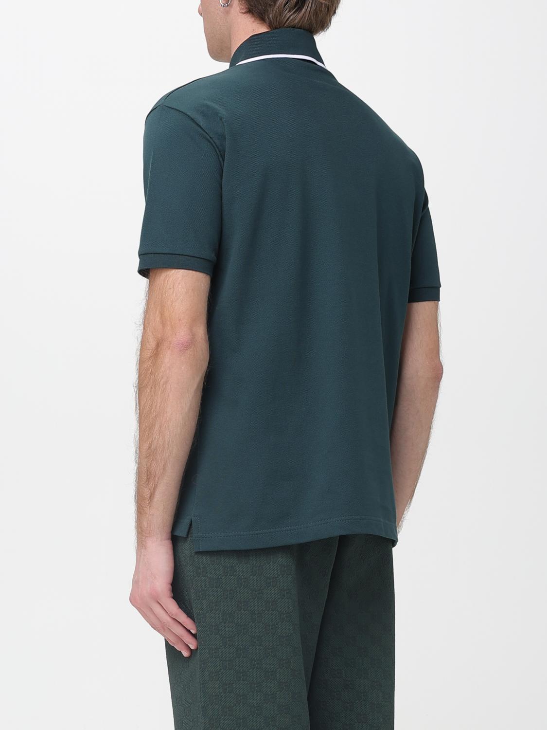 Gucci Polo Shirt Men Petroleum Blue GUCCI