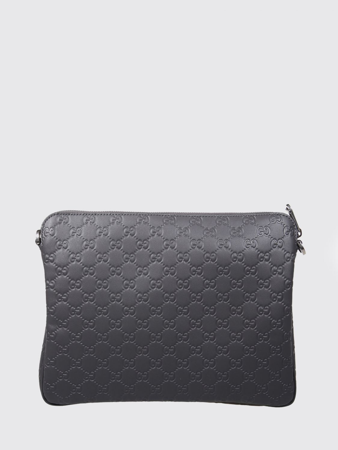 Gucci Shoulder Bag Men Grey GUCCI